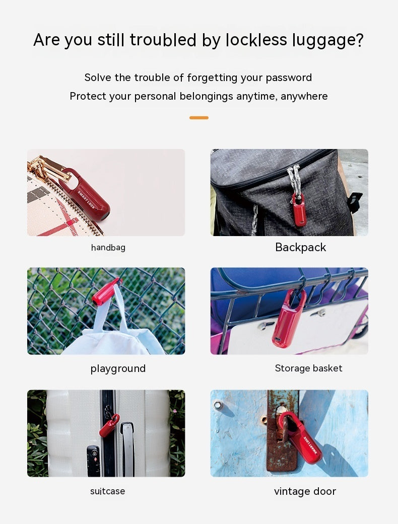 USB Charging Bag Fingerprint Lock