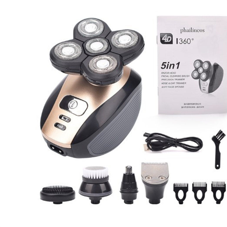 5 in 1 Electric Head Shaver