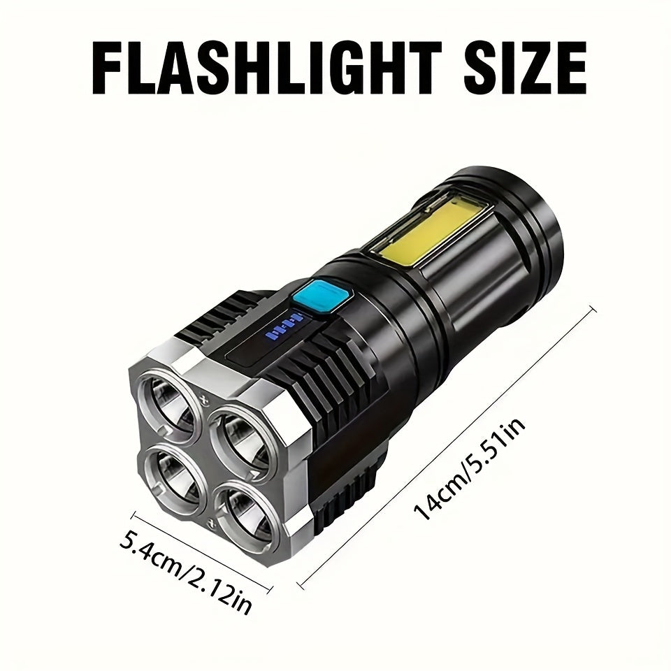 Ultra-Bright USB Rechargeable LED Flashlight