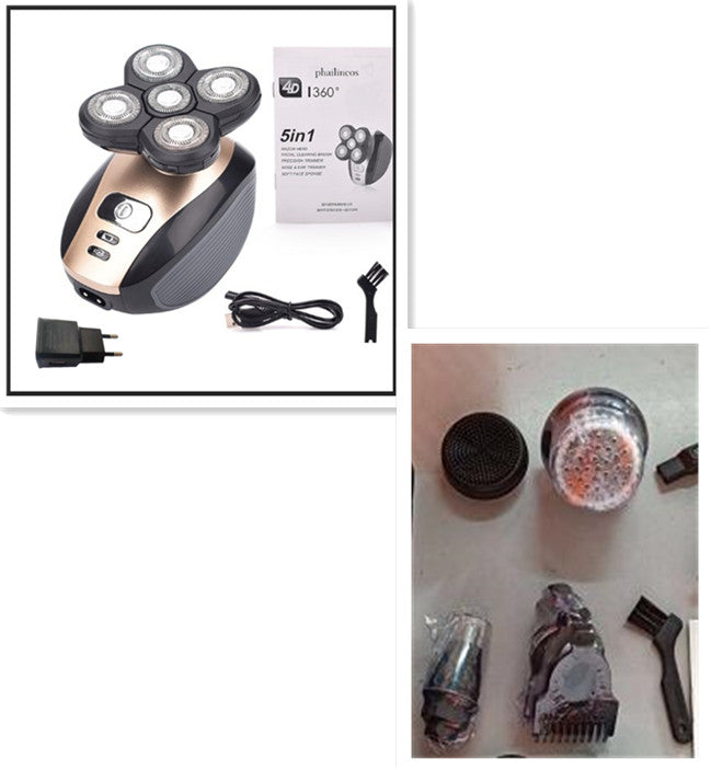 5 in 1 Electric Head Shaver