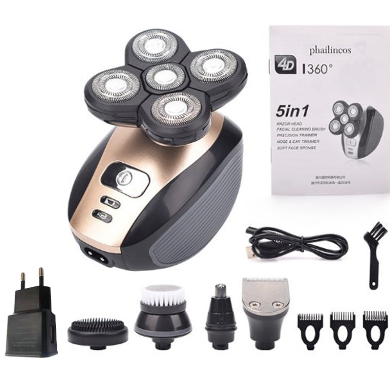 5 in 1 Electric Head Shaver